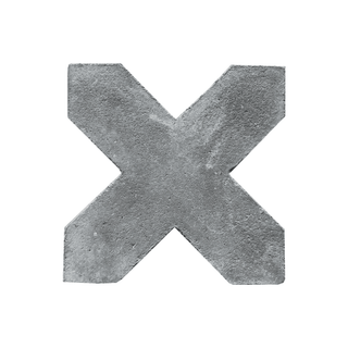 Arabesque Cement Star and Cross Tile
