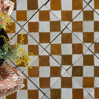 Manuka Oat Zellige 4"x4" by Tilesofezra