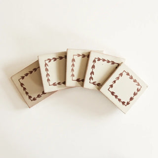 Tulip Chocolate 4"x4" by Tilesofezra