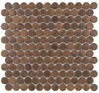 Antique Copper Nickels Mosaic Tile