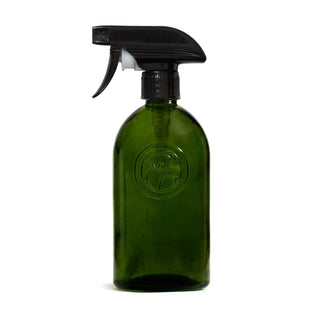 Apothecary recycled glass trigger spray bottle, refillable and eco-friendly design, perfect for Koala Eco products.