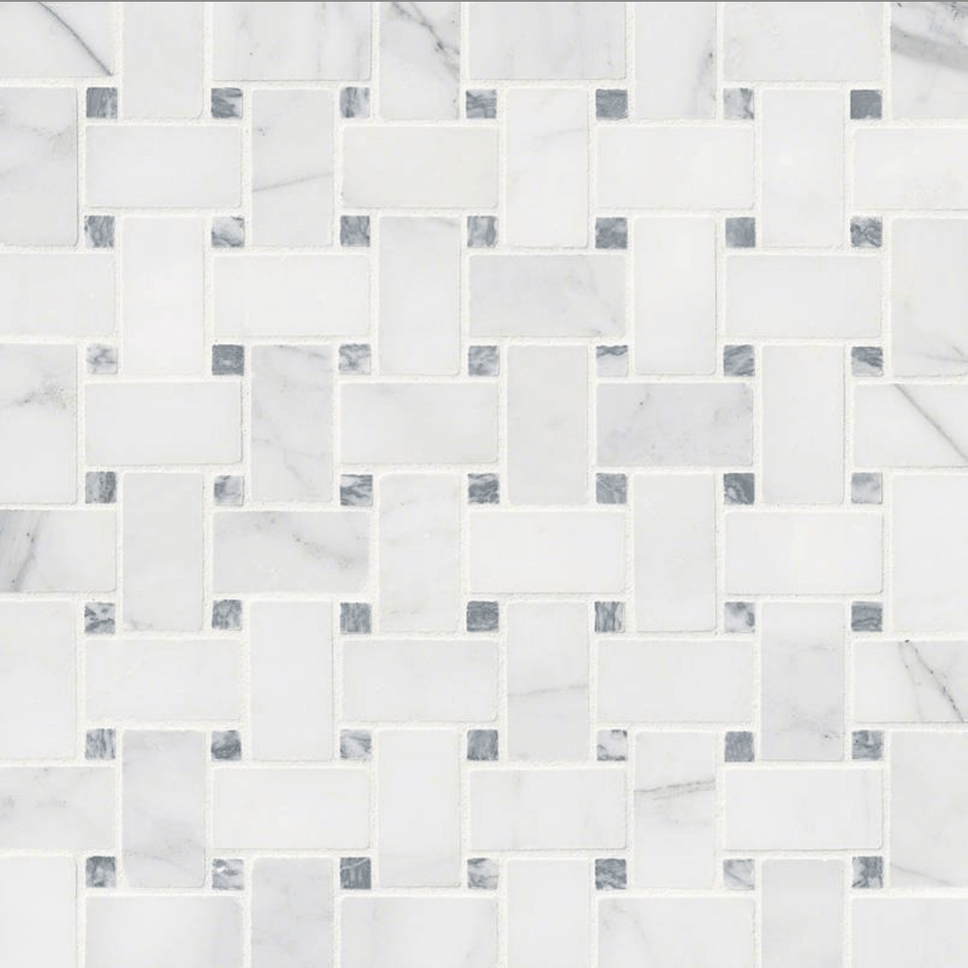 Calacatta Cressa Basketweave Honed