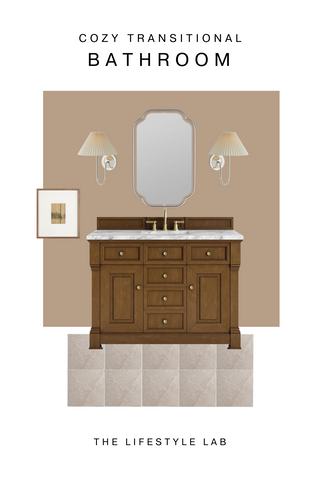 Cozy Transitional Bathroom