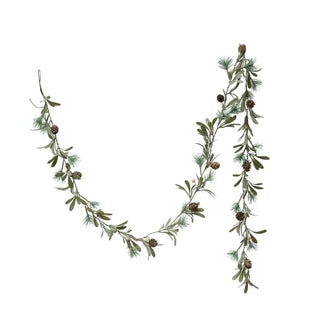 Sugared Pine and Mistletoe Garland