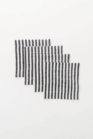 Keepsake Linen Cocktail Napkin in Navy