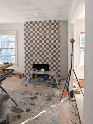 Sierra Limestone 4"x4" Tumbled Marble Tile