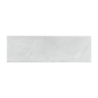 Candy 2x6" porcelain tile in glossy white finish, ideal for elegant and contemporary interior designs.