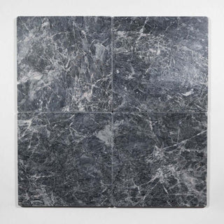 Riviera Gray 12"x12" Tumbled Marble Tile