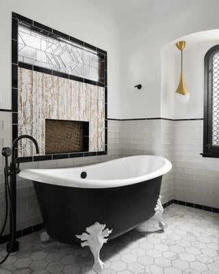 Statuary 5" Polished Hexagon Mosaic