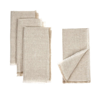 Lina Linen Napkins Set of Chambray