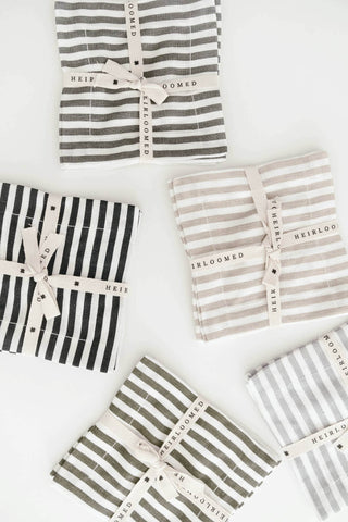 Keepsake Linen Cocktail Napkin in Navy