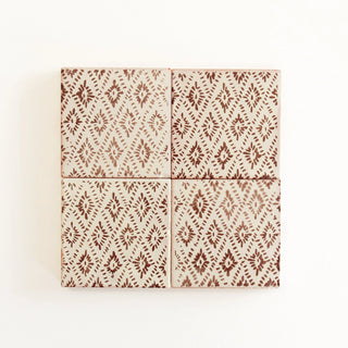 Brila Chocolate 4"x4" by Tilesofezra