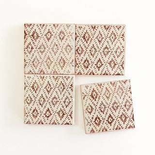 Brila Chocolate 4"x4" by Tilesofezra