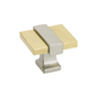 Brushed Gold and Satin Nickel