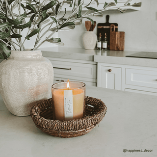 Salt and Sea Soy Candle - Tinted Glass Jar - 12 oz