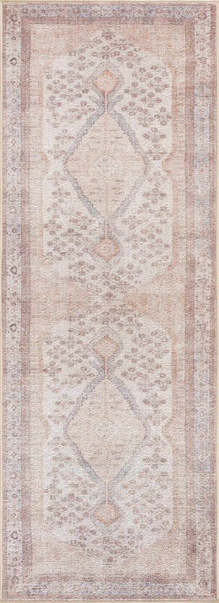 Analu Peach Washable Area Rug Collection