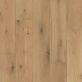 Fabrica Citadel engineered hardwood flooring in European White Oak, showcasing a light natural finish and unique grain patterns.