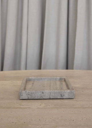 Marble Tray - Antiqued White
