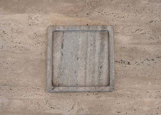 Marble Tray - Antiqued White