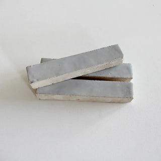 Skinny Duck Egg Blue Bejmat 6"x1" by Tilesofezra