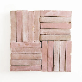 Skinny Moroccan Pink Bejmat 6"x1" by Tilesofezra