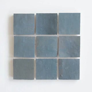 Ash Grey Zellige 4"x4" by Tilesofezra