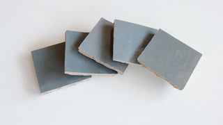 Ash Grey Zellige 4"x4" by Tilesofezra
