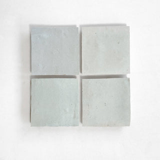 Mint Zellige 4"x4"