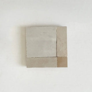 Latte, Oat & Dust - Moroccan Zellige Square Mosaic by Tilesofezra