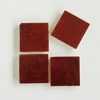 Blood Red Zellige 4"x4" by Tilesofezra