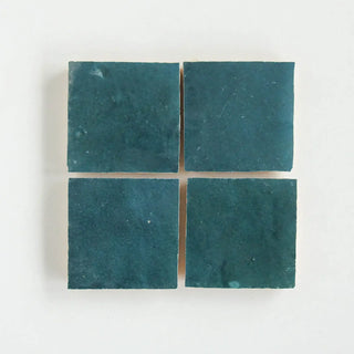 Blue Grotto Zellige 4"x4" by Tilesofezra