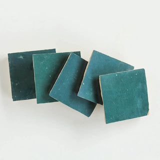 Blue Grotto Zellige 4"x4" by Tilesofezra