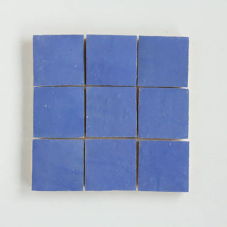 Chefchaouen Zellige 4"x4" by Tilesofezra