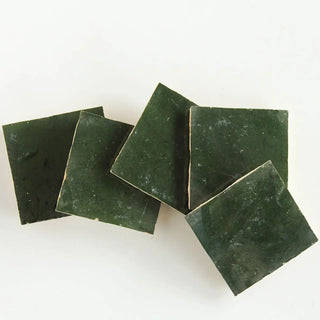 Dark Green Zellige 4"x4" by Tilesofezra
