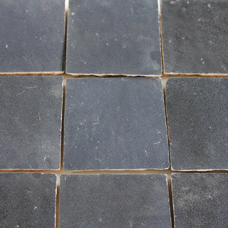 Dark Grey Zellige 4"x4" by Tilesofezra