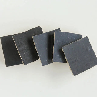 Dark Grey Zellige 4"x4" by Tilesofezra