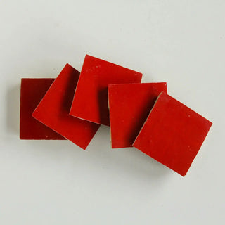 Jungle Red Zellige 4"x4" by Tilesofezra