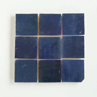 Royal Blue Zellige 4"x4" by Tilesofezra