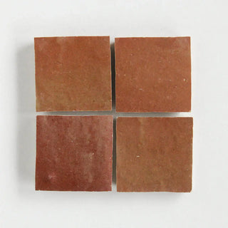 Rust Zellige 4"x4" by Tilesofezra
