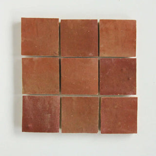 Rust Zellige 4"x4" by Tilesofezra