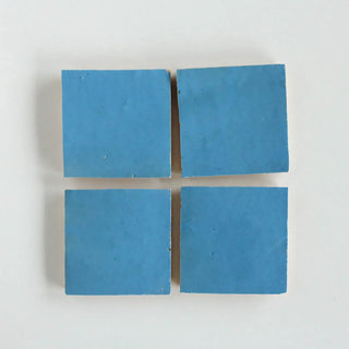 Teal Zellige 4"x4" by Tilesofezra