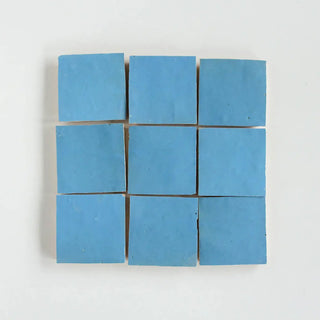 Teal Zellige 4"x4" by Tilesofezra