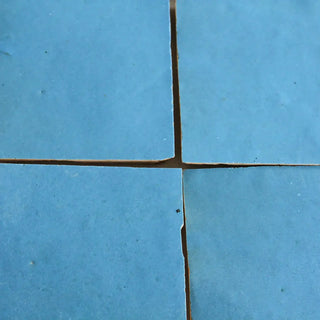 Teal Zellige 4"x4" by Tilesofezra