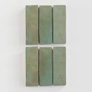 Thin Avocado Bejmat 6"x2" by Tilesofezra