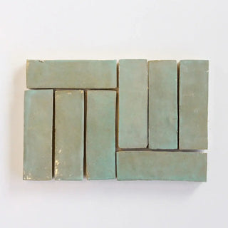 Thin Avocado Bejmat 6"x2" by Tilesofezra
