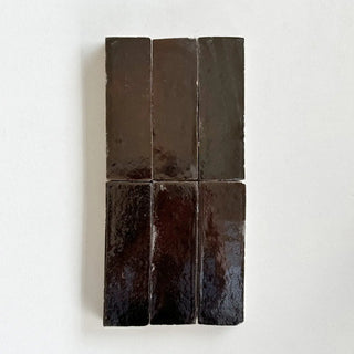 Thin Chocolate Bejmat 6"x2" by Tilesofezra