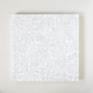 Moroccan Zellige Snowflake Mosaic by Tilesofezra