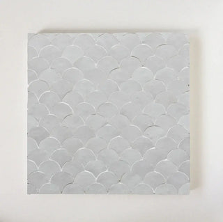Snow - Moroccan Zellige Mosaic 12.2"x12.4" by Tilesofezra