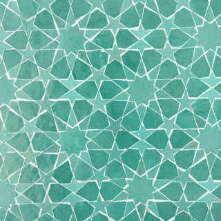 Poseidon - Moroccan Zellige Stars Mosaic by Tilesofezra