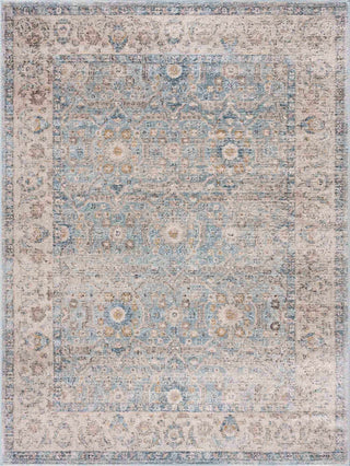 Anana Silver Blue & Beige Area Rug - Clearance Collection